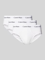 Slip mit Label-Bund im 3er-Pack von Calvin Klein Underwear Weiß - 11