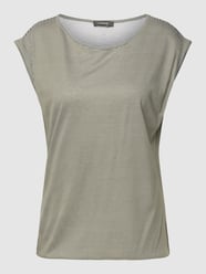 T-shirt met streepmotief van Montego Groen - 27