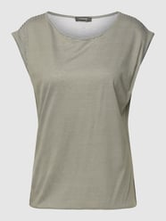 T-shirt met streepmotief van Montego Groen - 36