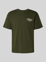 T-shirt met labelprint, model 'MAKOTO' van Jack & Jones - 35