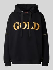 Oversized Hoodie aus reiner Baumwolle Modell 'Silver and Gold' von miss goodlife - 11