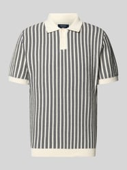 Koszulka polo w dzianinowym wyglądzie, krój regular fit od MCNEAL - 4