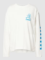 Longsleeve mit Motiv-Print von Jake*s Casual Weiß - 7