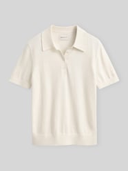 Koszulka polo o kroju regular fit z mieszanki bawełny i kaszmiru od GANT - 24