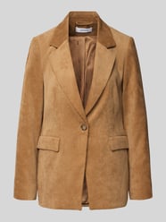 Blazer met reverskraag van comma - 34