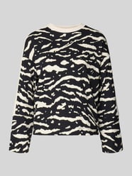 Pullover met kapmouwen van Marc Cain Beige - 11