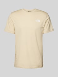 T-Shirt mit Label-Print von The North Face Beige - 26