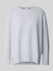 Sweter z dzianiny z mieszanki wiskozy z okrągłym dekoltem od COMMA - 24