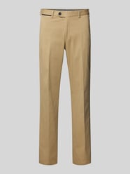 Regular Fit Stoffhose mit Leistentasche Modell 'PEAKER' von Hiltl Beige - 35