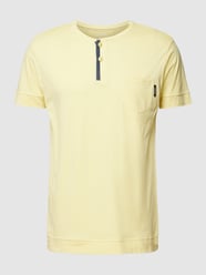 T-Shirt mit Brusttasche Modell 'Night & Day' von Jockey Gelb - 41