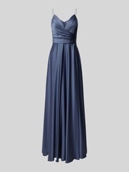 Abendkleid mit Raffungen von Unique - 8