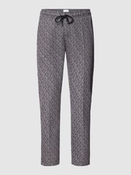 Sweatpants mit Allover-Muster von MCNEAL Schwarz - 21