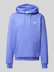 Hoodie mit Label-Stitching von adidas Originals Blau - 39