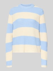 Sweter z dzianiny z prążkowanymi wykończeniami Model 'REMONE' od Soyaconcept - 1