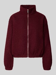 Jack met opstaande kraag model 'La44ra' van ZABAIONE Bordeaux - 6