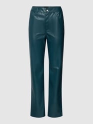 Hose in Leder-Optik Modell 'NINETEES PU TROUSERS' von Gina Tricot Grün - 47