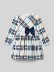 Kleid mit Schleifen-Applikation und gelegten Falten von Mayoral - 6