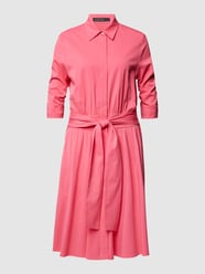 Tailliertes Midikleid mit Umlegekragen von Marc Cain Pink - 31