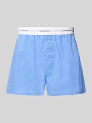 Relaxed Fit Pyjama-Shorts mit elastischem Label-Bund von Calvin Klein Underwear - 19