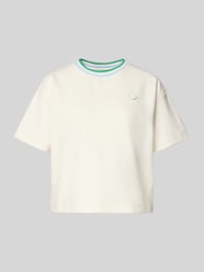 T-shirt o kroju relaxed fit z aplikacjami z motywem od Marc Cain - 30