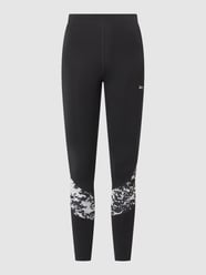 Leggings mit Label-Detail von Reebok Active Grau / Schwarz - 46