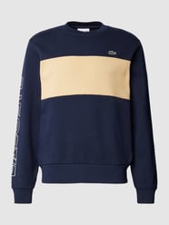 Sweatshirt mit Rundhalsausschnitt von Lacoste Blau - 25