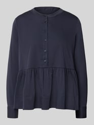 Regular Fit Bluse mit Knopfleiste von Milano Italy - 23