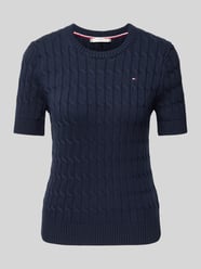 Regular fit gebreide pullover van zuiver katoen van Tommy Hilfiger - 44