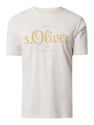 T-Shirt mit Logo von s.Oliver RED LABEL Beige - 46