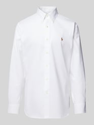 Regular Fit Business-Hemd mit Button-Down-Kragen von Polo Ralph Lauren Weiß - 27