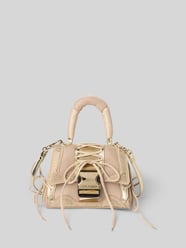 Handtas met studs, model 'BDIEGO' van Steve Madden Beige - 14