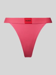 String mit Label-Patch Modell 'Red Label' von HUGO Pink - 3