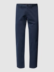 Chinosy z wyhaftowanym logo model ‘DENTON’ od Tommy Hilfiger Niebieski - 34