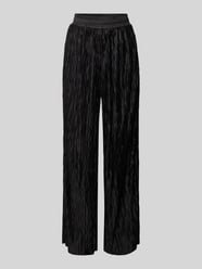 Wide Leg Stoffhose mit Strukturmuster Modell 'Asaka' von mbyM - 14