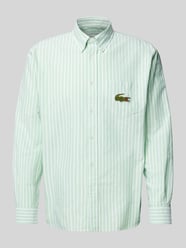 Freizeithemd mit Label-Detail von Lacoste - 45