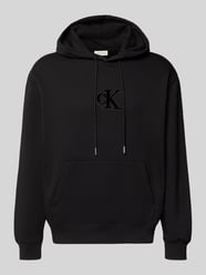 Regular Fit Hoodie mit Logo-Patch Modell 'Fleece' von Calvin Klein Jeans - 40