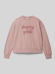 Sweatshirt mit Statement-Print von Mango Pink - 9