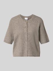 Regular Fit Cardigan in Strick-Optik Modell 'Iga' von VILA Beige - 3