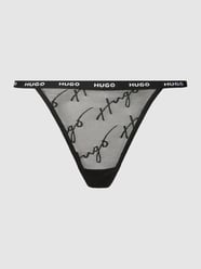 String mit semitransparentem Design von HUGO Schwarz - 37