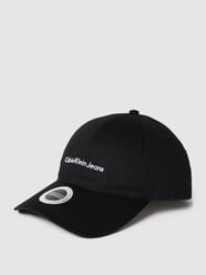 Czapka z wyhaftowanym logo od Calvin Klein Jeans Czarny - 39