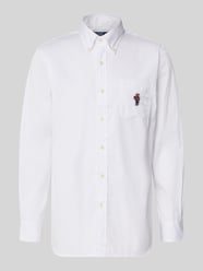 Custom fit zakelijk overhemd met knoopsluiting van Polo Ralph Lauren - 3