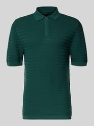 koszulka polo o kroju regular fit z krótkim zamkiem błyskawicznym od MCNEAL - 35