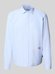 Relaxed fit vrijetijdsoverhemd met structuurmotief van POMPEII BRAND - 32