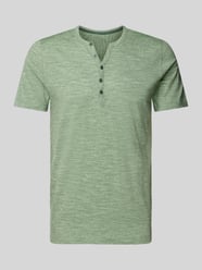T-Shirt mit kurzer Knopfleiste von MCNEAL Grün - 34