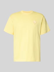 T-shirt o kroju regular fit z czystej bawełny model ‘JERSEY LOURD’ od Lacoste - 9