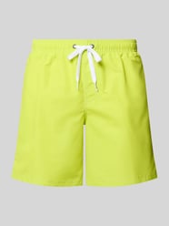 Kąpielówki z elastycznym pasem model 'UNI SHORTS NEON' od Sundek - 16