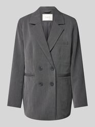 Oversized Blazer mit Reverskragen Modell 'LIKKA' von YAS Grau - 35