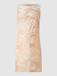 Jurk met all-over motief, model 'Databile' van Pennyblack Oranje - 42