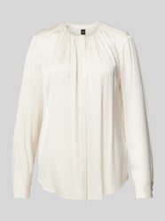 Slim fit blouse van een zijdemix, model 'Banorah' van BOSS - 37