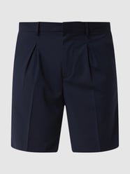 Shorts mit Bundfalten  von Family First Milano Blau - 42